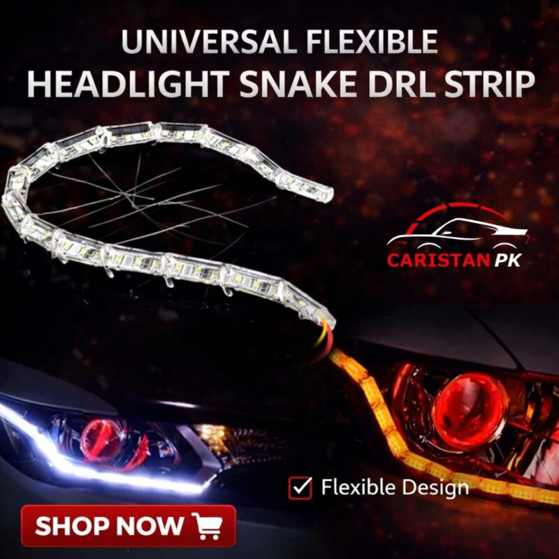 Universal Flexible Headlight Snake DRL Strip Universal Flexible Headlight Snake DRL Strip