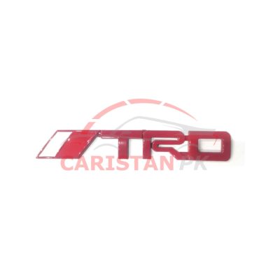 TRD Car Emblem Red