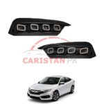 Honda Civic Front DRL Bugatti Fog Lamp Cover 2016-21 Honda Civic Front DRL Bugatti Fog Lamp Cover 2016-21