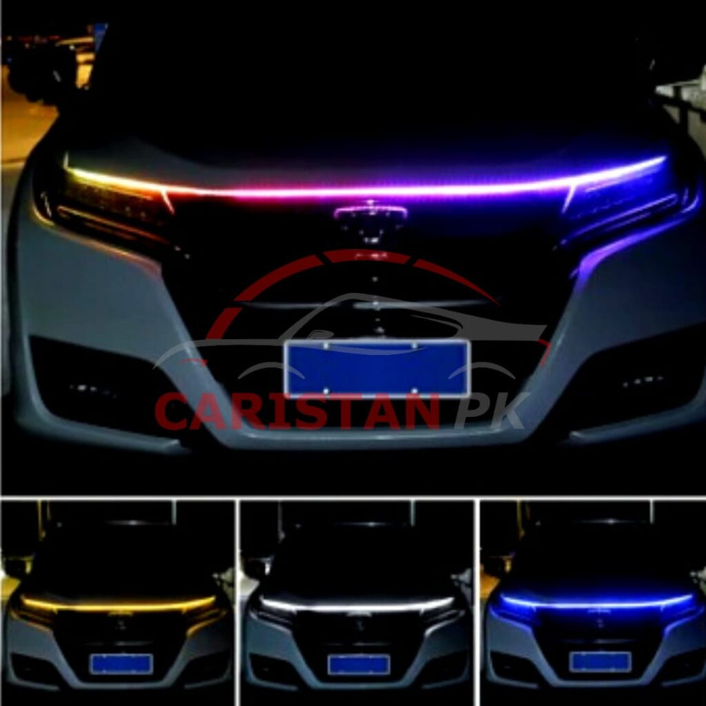 Car Hood LED Light Strip 5 Feet APP Control Multicolor Flexible Strip Car Hood LED Light Strip 5 Feet APP Control Multicolor Flexible Strip