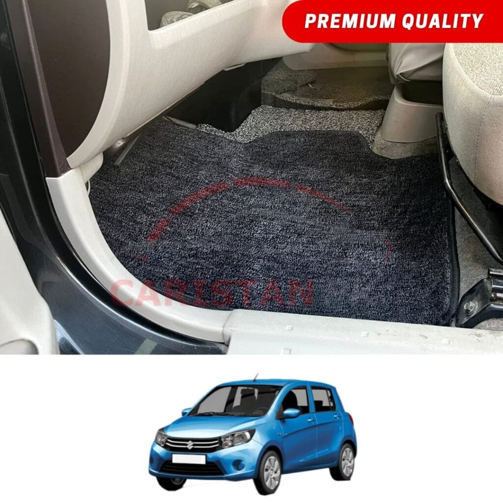 Suzuki Cultus Premium Carpet Floor Mats Black Grey 2017-24