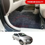 Toyota Corolla Axio Premium Carpet Floor Mats Black Grey 2006-12 Toyota Corolla Axio Premium Carpet Floor Mats Black Grey 2006-12