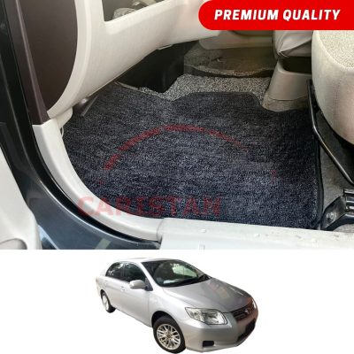 Toyota Corolla Axio Premium Carpet Floor Mats Black Grey 2006-12
