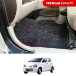 Suzuki Alto Premium Carpet Floor Mats Black Grey 2017-24