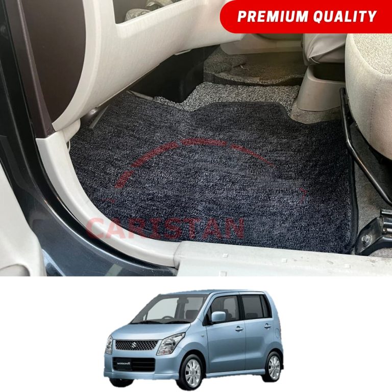 Suzuki Wagon R Japanese Premium Carpet Floor Mats Black Grey 2008-12