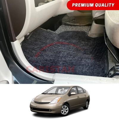 Toyota Prius Premium Carpet Floor Mats Black Grey 2005-09