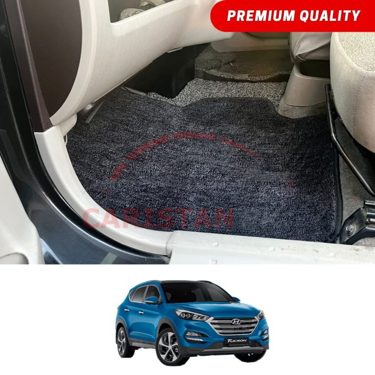 Hyundai Tucson Premium Carpet Floor Mats Black Grey