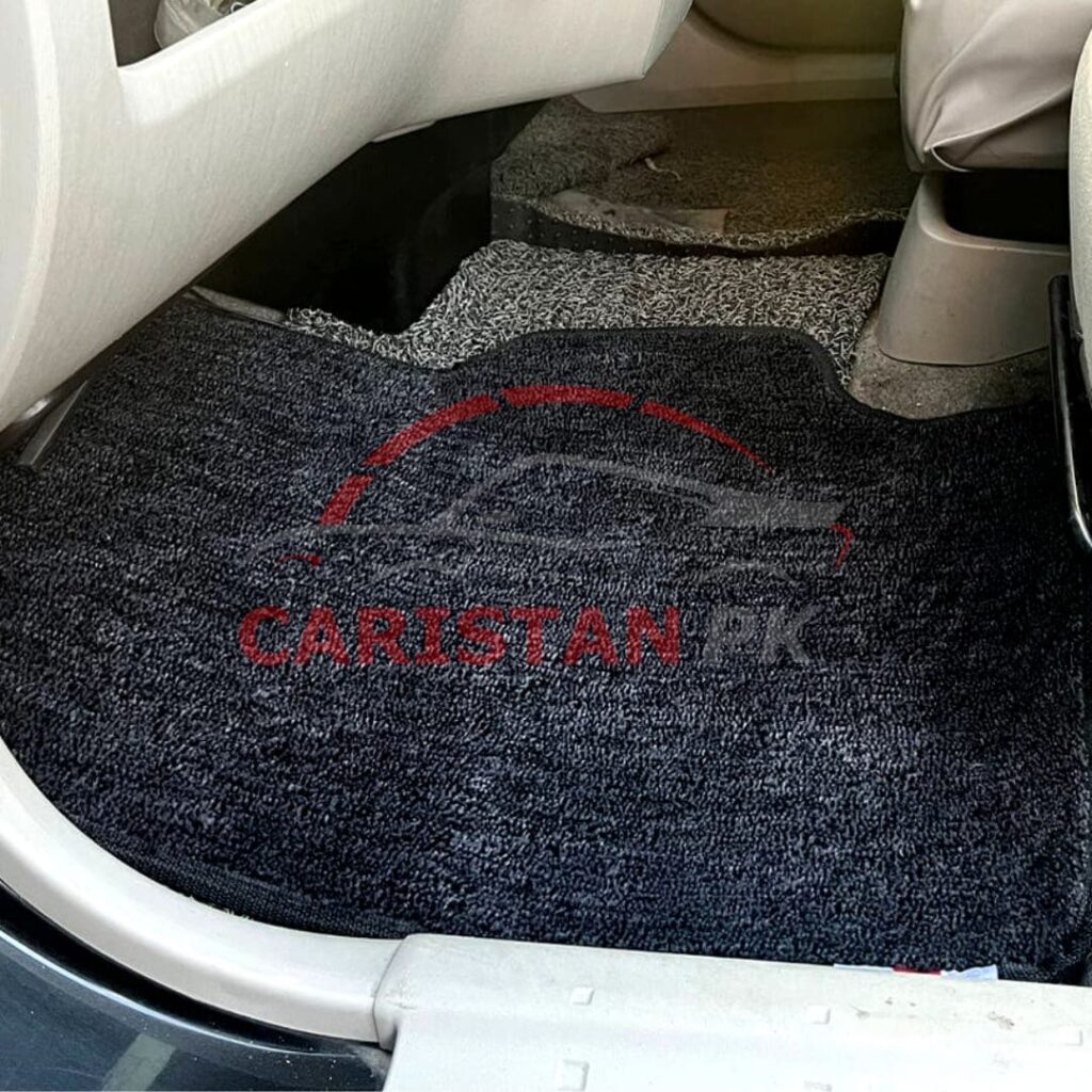 Premium Carpet Floor Mats Black Grey 4