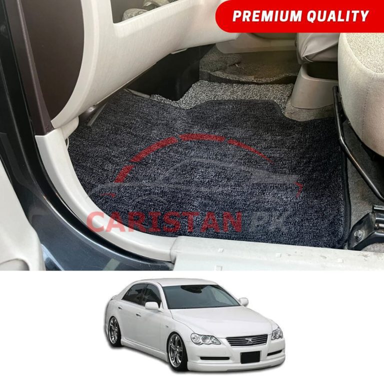 Toyota Mark X Premium Carpet Floor Mats Black Grey 2004-10