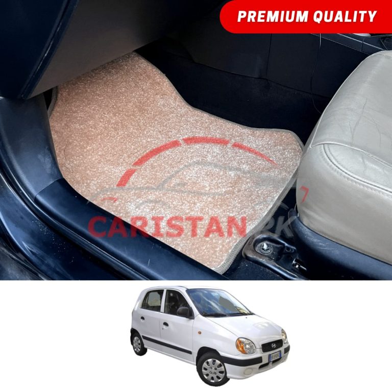 Hyundai Santro Premium Carpet Floor Mats Beige 2003-08