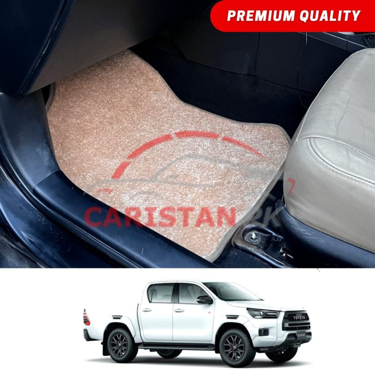 Toyota Hilux Revo Rocco Premium Carpet Floor Mats Beige