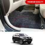 Toyota Fortuner Premium Carpet Floor Mats Black Grey 2016-25