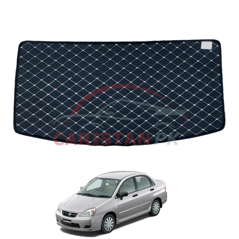 Suzuki Liana 7D Trunk Protection Mat Black With Beige Stitch