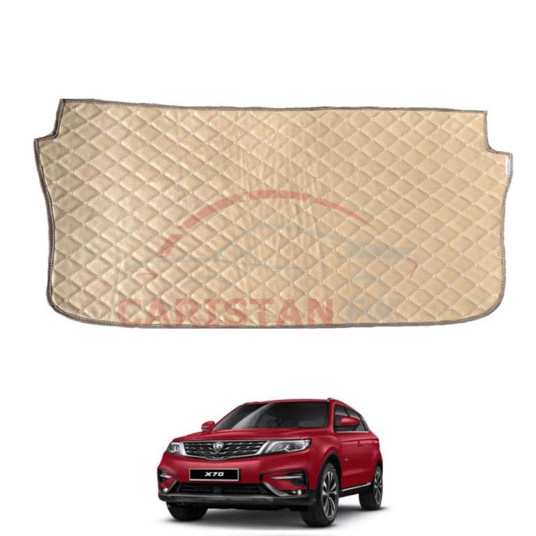 Proton X70 7D Trunk Protection Mat Beige