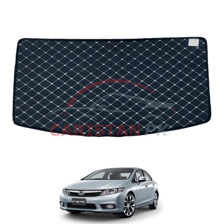 Honda Civic Rebirth 7D Trunk Protection Mat Black With Beige Stitch