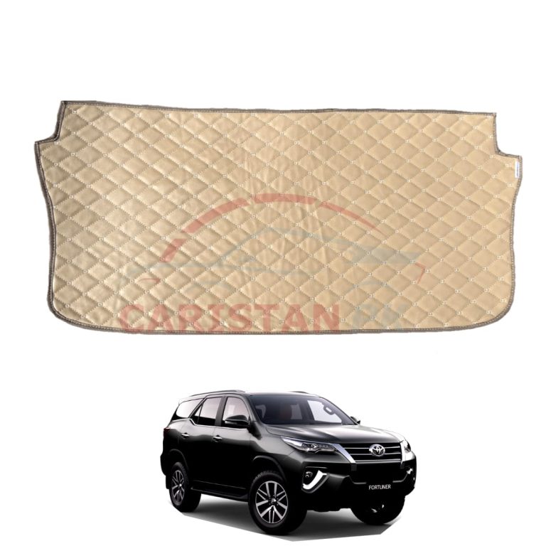 Toyota Fortuner 7D Trunk Protection Mat Beige 2016-22