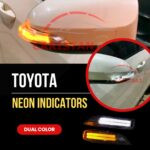 Toyota Corolla/ Aqua/ Vitz/ Passo/ Yaris/ Premio/ Axio/ Rush/ Camry Dual Color Neon Indicator