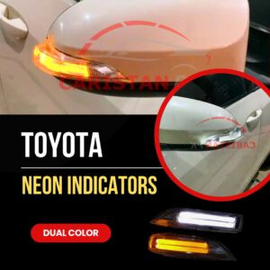 Toyota Corolla/ Aqua/ Vitz/ Passo/ Yaris/ Premio/ Axio/ Rush/ Camry Dual Color Neon Indicator
