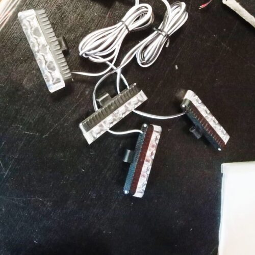 Vehicle Red Blue Or White Bumper LED Flasher Light 3