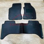 Toyota Hilux Revo Rocco Flat Style 7D Floor Mats Black With Red Stitch 2 Toyota Hilux Revo Rocco Flat Style 7D Floor Mats Black With Red Stitch 2