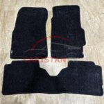 Honda Civic EK Premium Carpet Floor Mats Black Grey 3