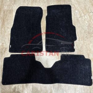 Honda Civic EK Premium Carpet Floor Mats Black Grey 3