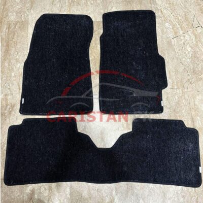 Honda Civic EK Premium Carpet Floor Mats Black Grey 3