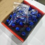 Blox Spike Wheel Lug Nuts Blue 1.5mm 3 Blox Spike Wheel Lug Nuts Blue 1.5mm 3
