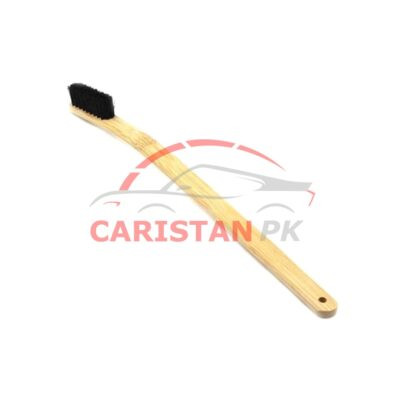 Engine & Wheel Tire Multi-function Bamboo Handle Brush
