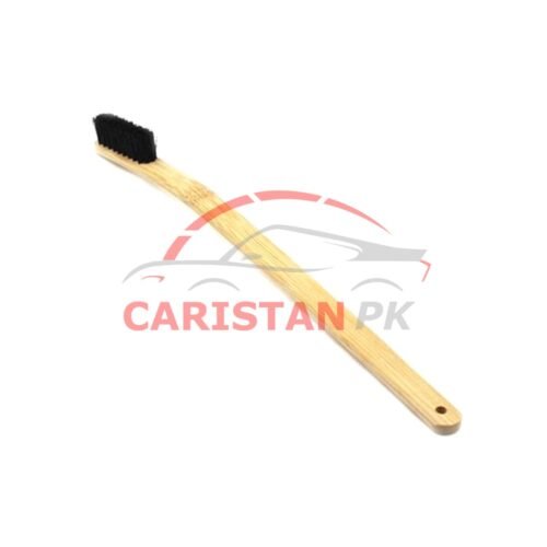 Engine & Wheel Tire Multi-function Bamboo Handle Brush