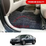 Honda Civic Premium Carpet Floor Mats Black Grey 2022 Model & Onwards