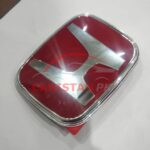 Honda Civic Reborn Front Monogram Red Chrome Honda Civic Reborn Front Monogram Red Chrome