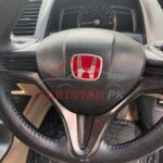 Honda Steering Wheel Logo Red Chrome Japan Original 1 Honda Steering Wheel Logo Red Chrome Japan Original 1