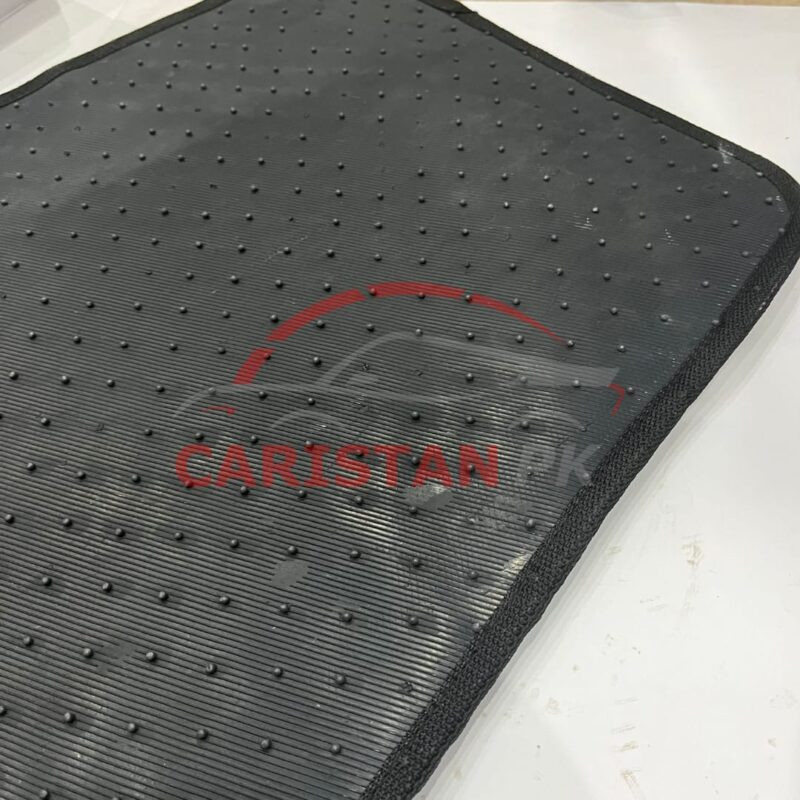 Premium Carpet Floor Mats Black Grey 3