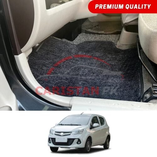 Prince Pearl Premium Carpet Floor Mats Black Grey