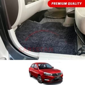 Proton Saga Carpet Floor Mats Black Grey