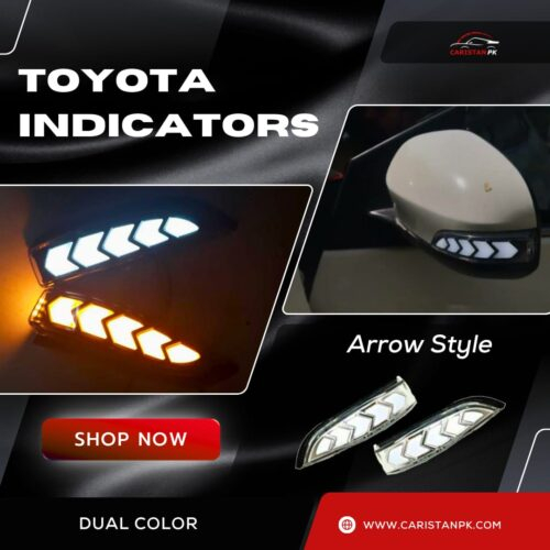 Toyota Corolla/ Aqua/ Vitz/ Passo/ Yaris/ Premio/ Axio/ Rush/ Camry Dual Color Sequential Indicators