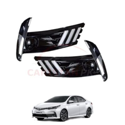 Toyota Corolla Fog Lamp DRL Cover Mustang Design A
