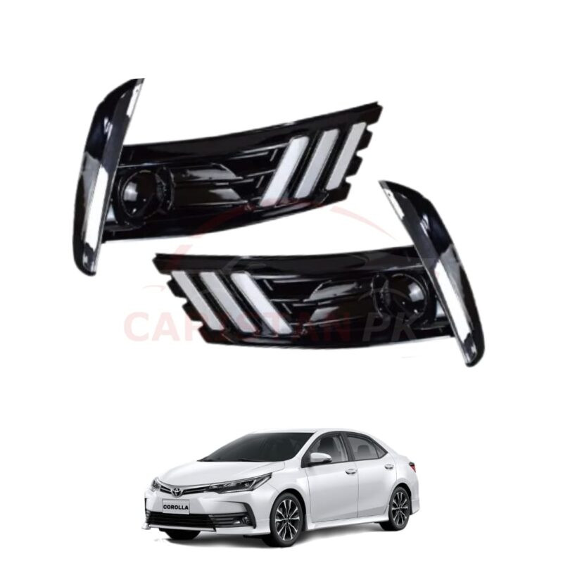 Toyota Corolla Fog Lamp DRL Cover Mustang Design A Toyota Corolla Fog Lamp DRL Cover Mustang Design A