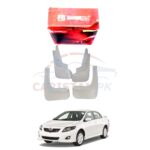 Toyota Corolla Mud Flaps Splash Guard White 2009-10