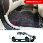 Toyota Hilux Revo Rocco Premium Carpet Floor Mats Black Grey