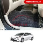 Toyota Prius Premium Carpet Floor Mats Black Grey 2018-21