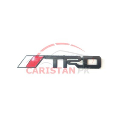 TRD Car Emblem Black