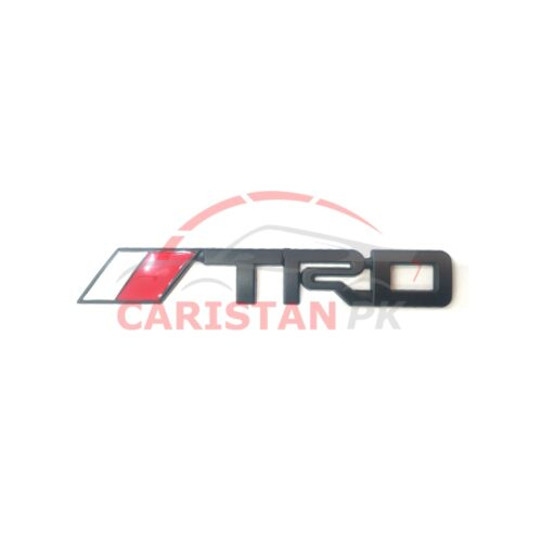 TRD Car Emblem Black