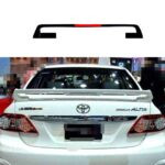 Unpainted Universal Sedan Trunk Spoiler U Shape With Brake Light Unpainted Universal Sedan Trunk Spoiler U Shape With Brake Light
