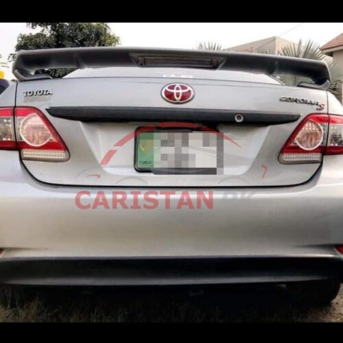 Unpainted Universal Sedan Trunk Spoiler U Shape With Brake Light 1