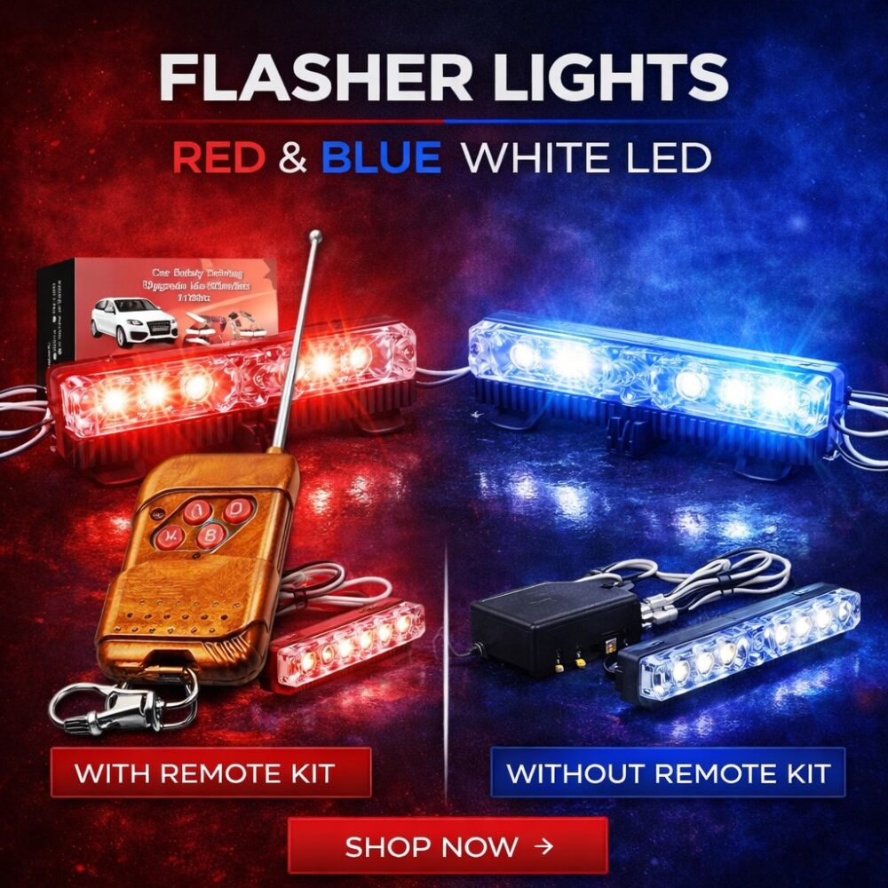 Vehicle Red Blue Or White Bumper LED Flasher Light