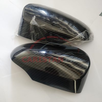 Toyota Passo Carbon Fiber Style Side Mirror Cover Black 2017-22