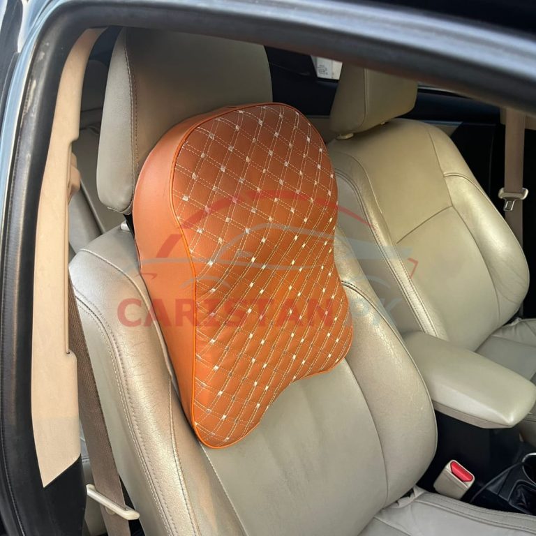 Premium Long Design Neck Rest Pillow Orange