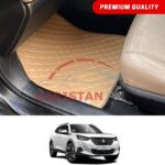 Peugeot 2008 Allure Flat Style 7D Floor Mats Beige Stitch